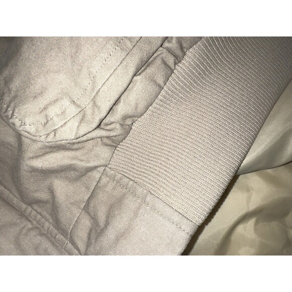 LL Bean Freeport Maine Insulated tan Bomber Jacket Mens Long XL Made in USA 90s - Picture 8 of 10